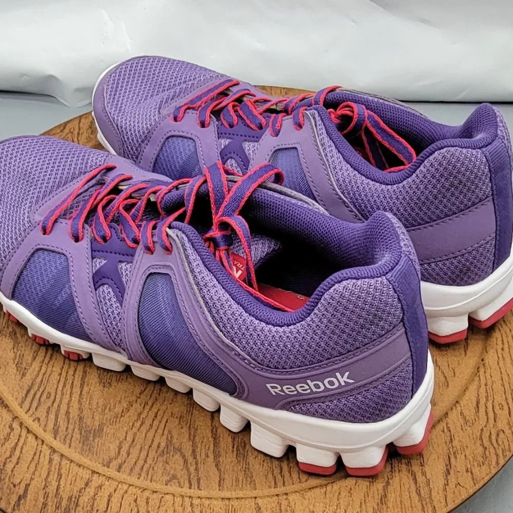 Reebok Realflex Train Rs 2.0 Running Shoes Sneakers Violet Women's Size 10 - Picture 7 of 13